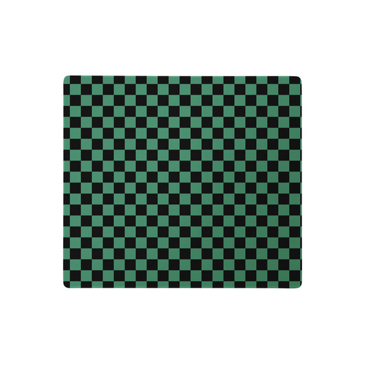 Light Green Checkerboard Mouse Mat