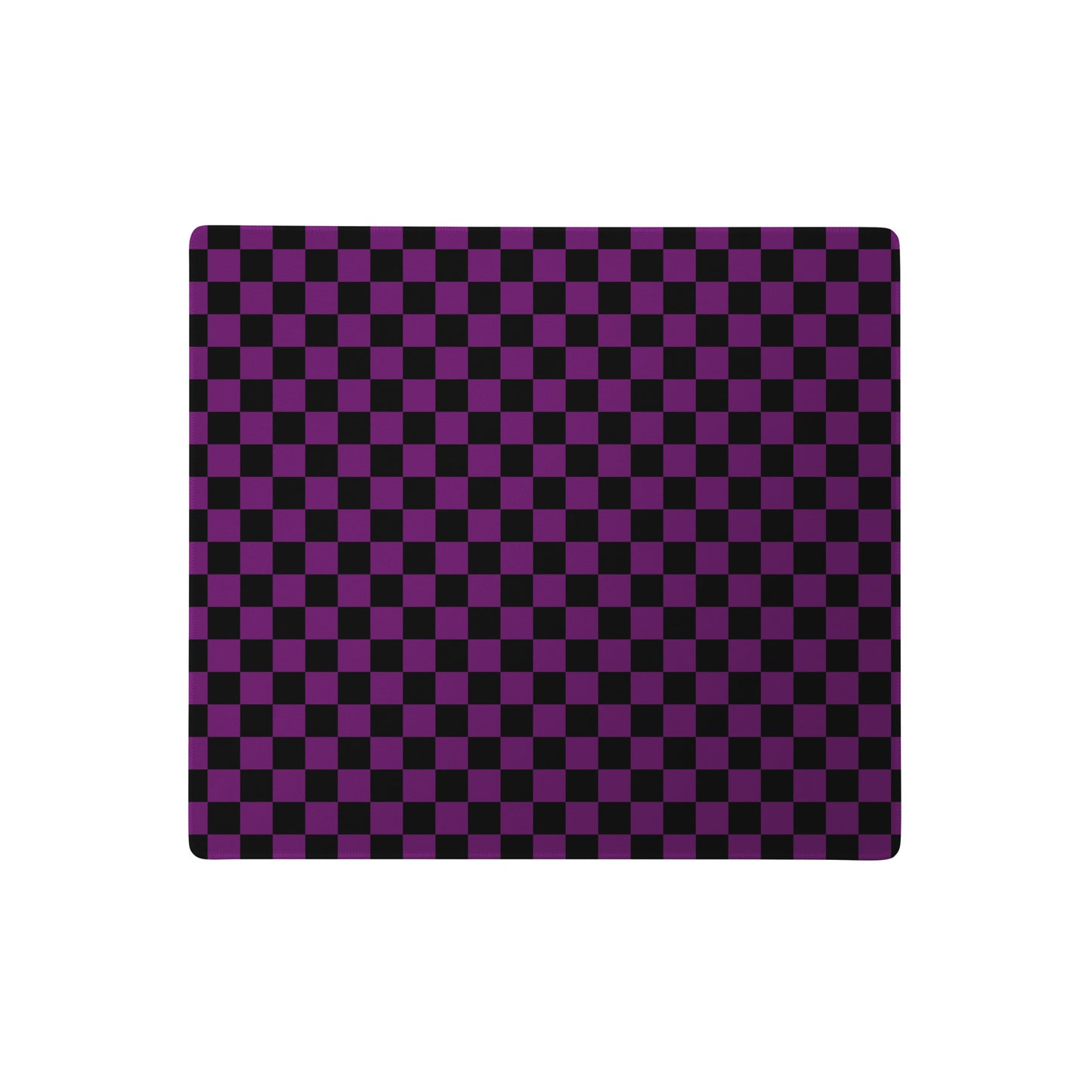 Purple Checkerboard Mouse Mat