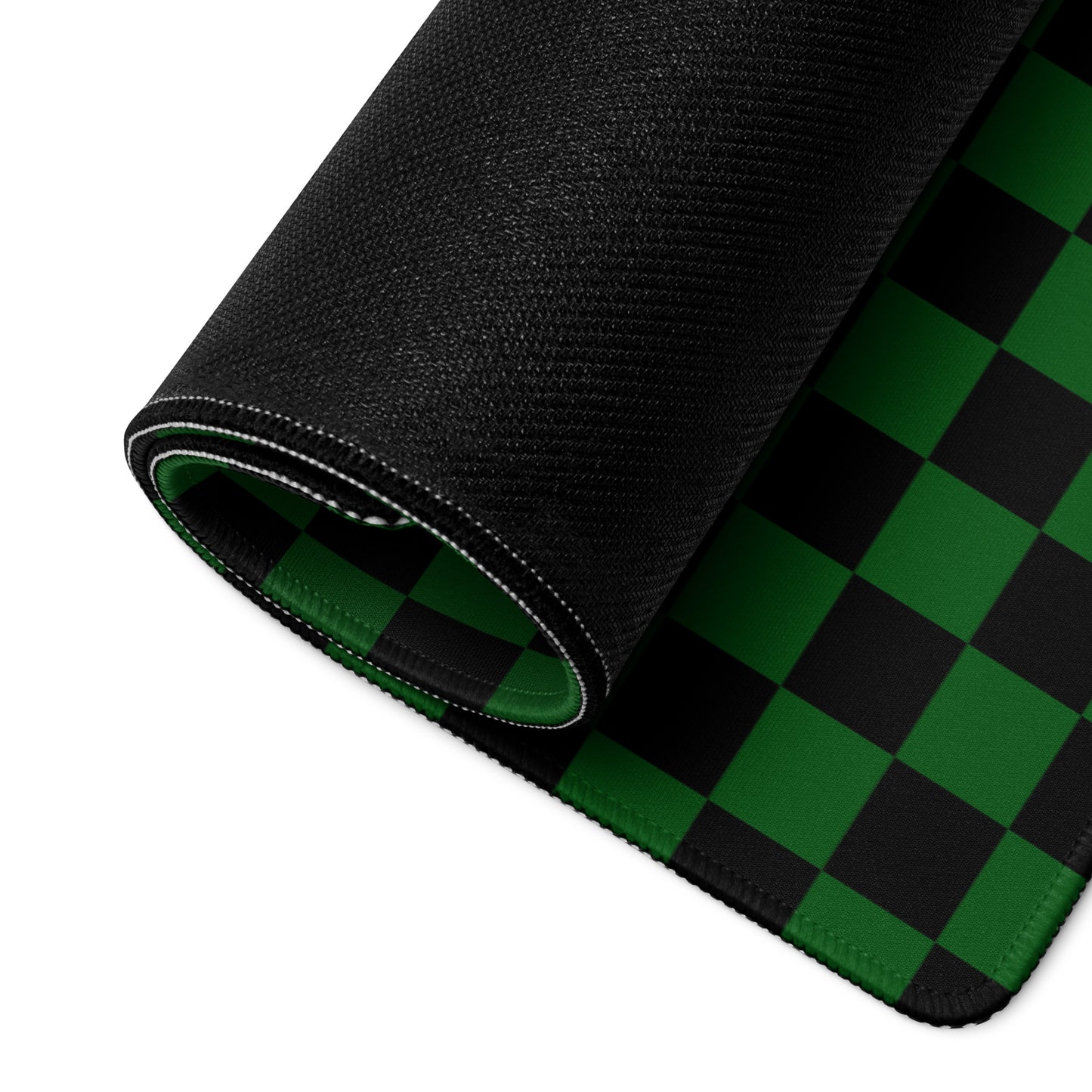 Green Checkerboard Mouse Mat