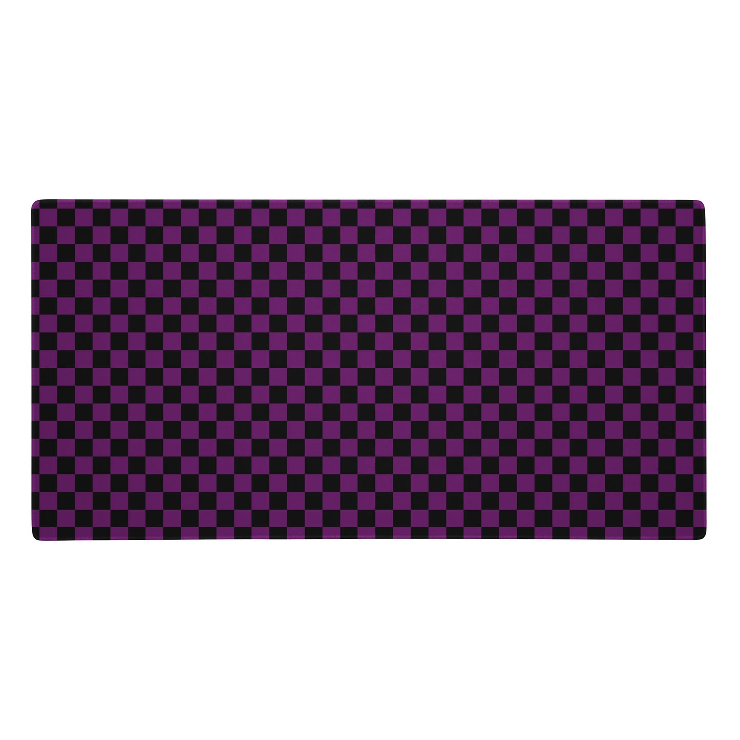 Purple Checkerboard Mouse Mat