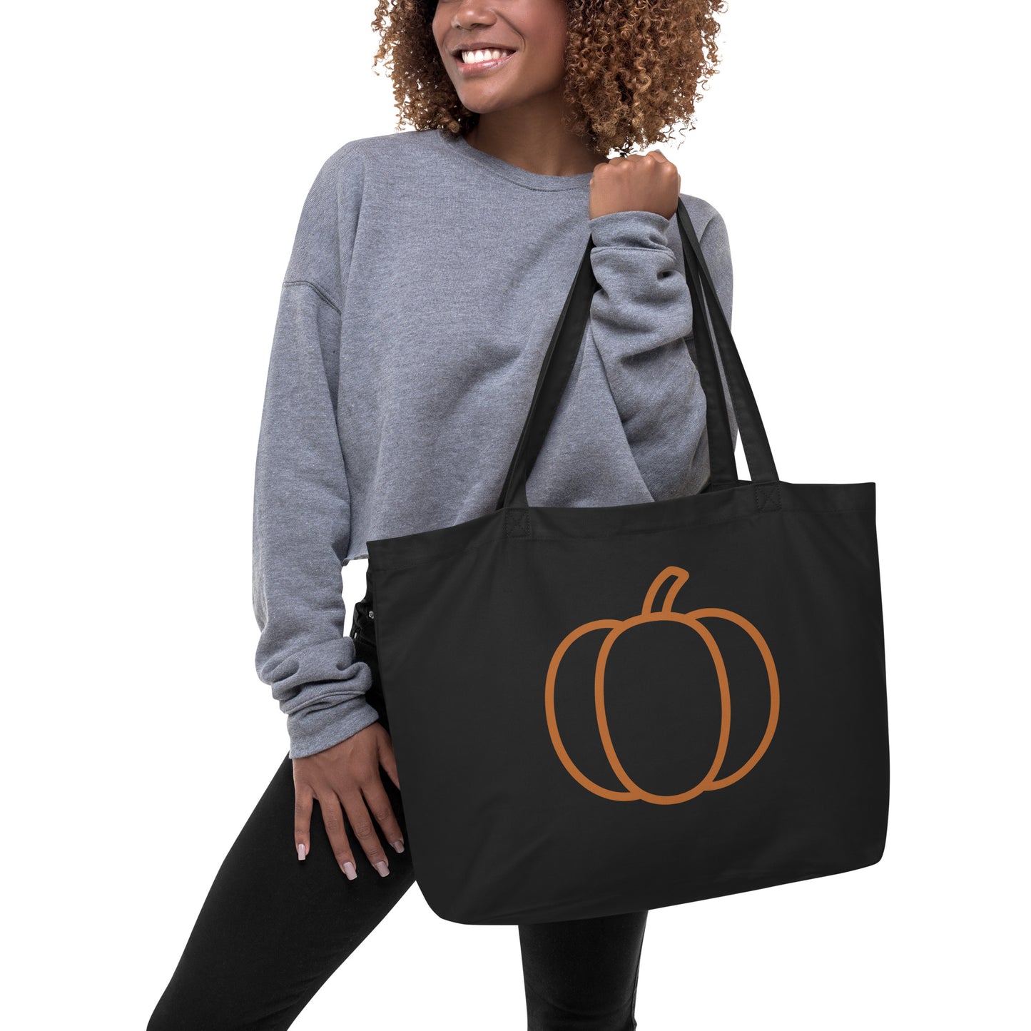 Orange Pumpkin Tote