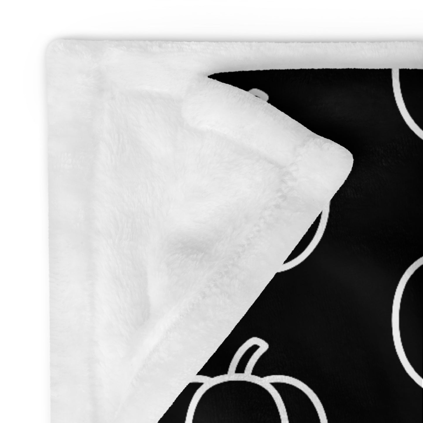 White Pumpkin Throw Blanket