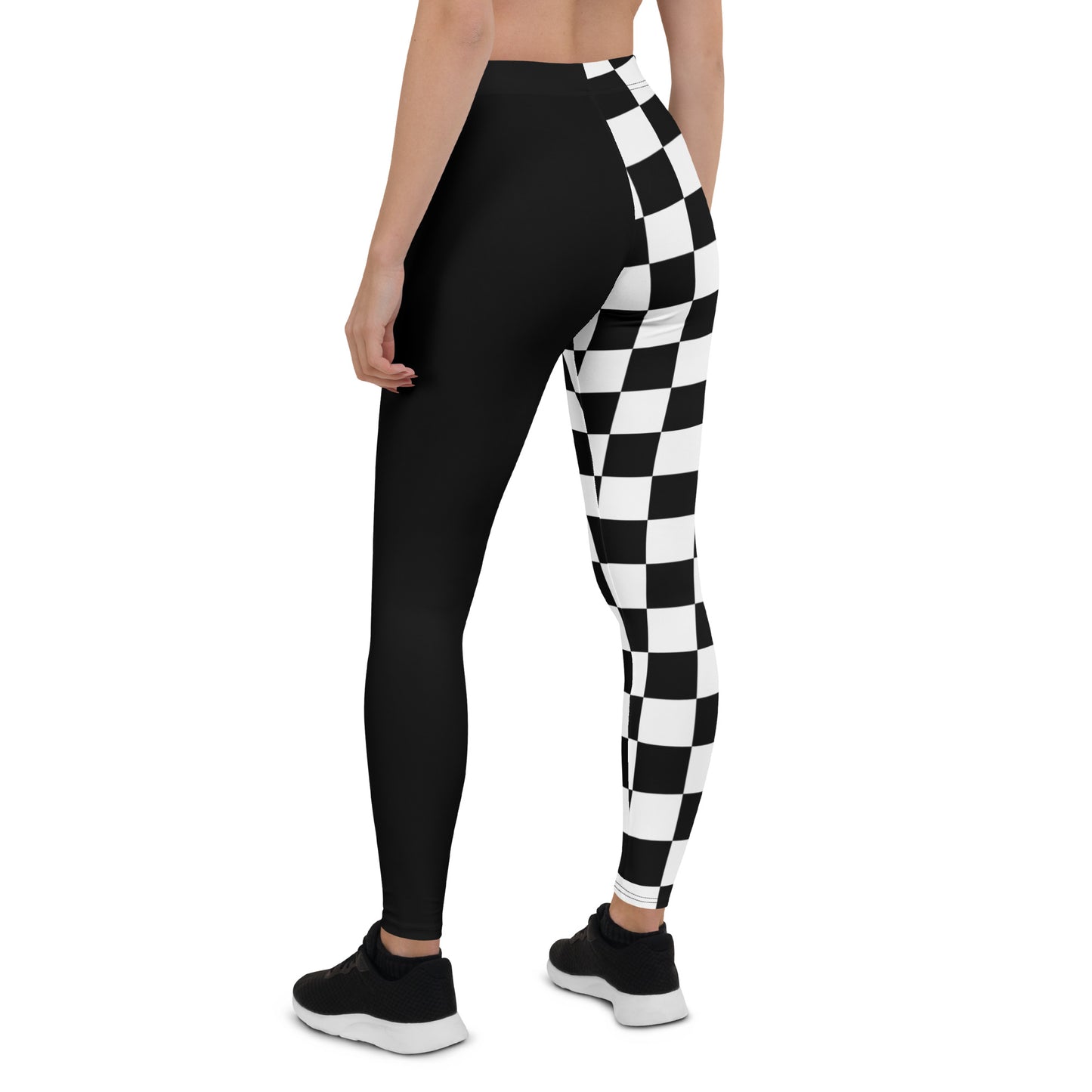 Classic Check Leggings - White/Black