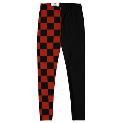 Riot Split Leggings – Black/Red