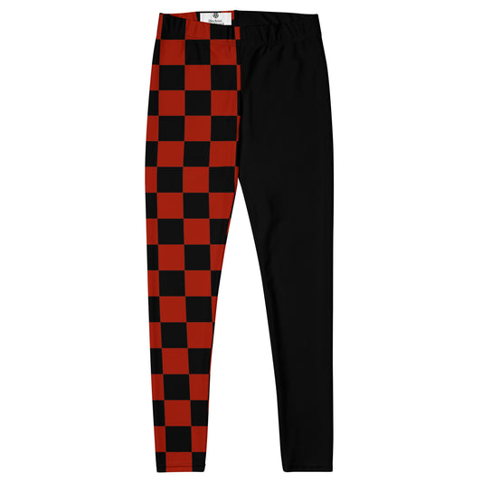 Riot Split Leggings – Black/Red