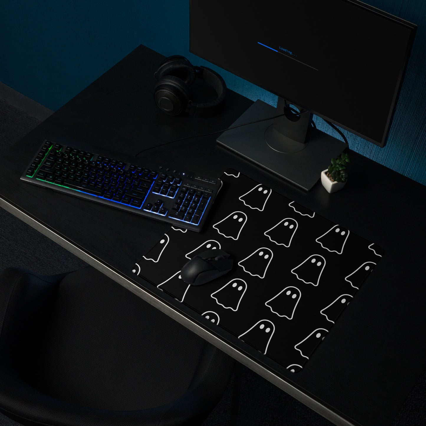 Ghost Pattern Mouse Mat