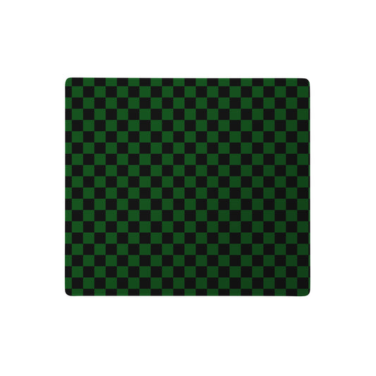 Green Checkerboard Mouse Mat