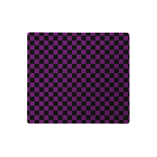 Purple Checkerboard Mouse Mat