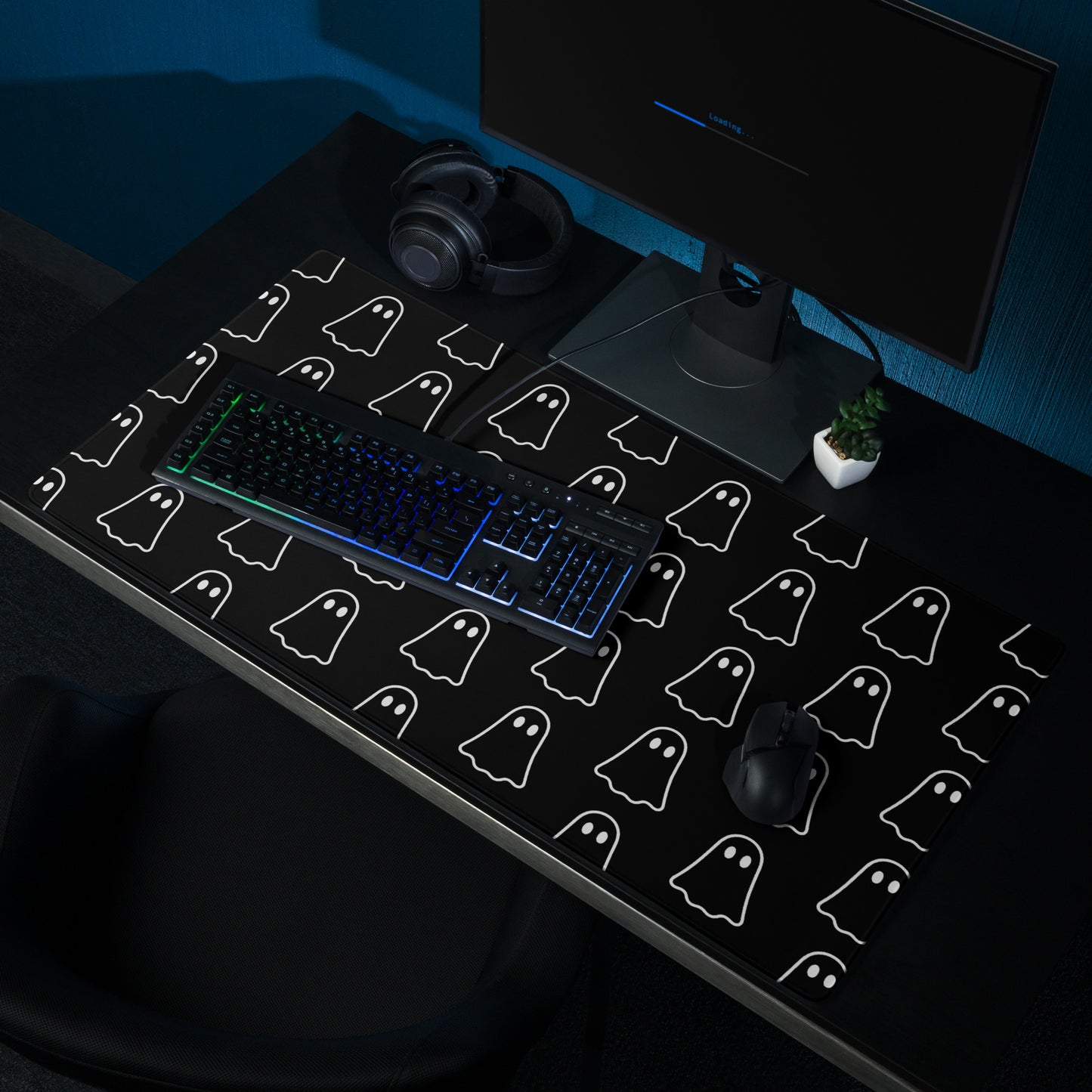 Ghost Pattern Mouse Mat