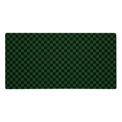 Green Checkerboard Mouse Mat