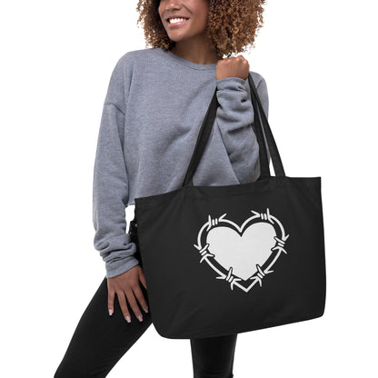 Barbed Heart Tote Bag