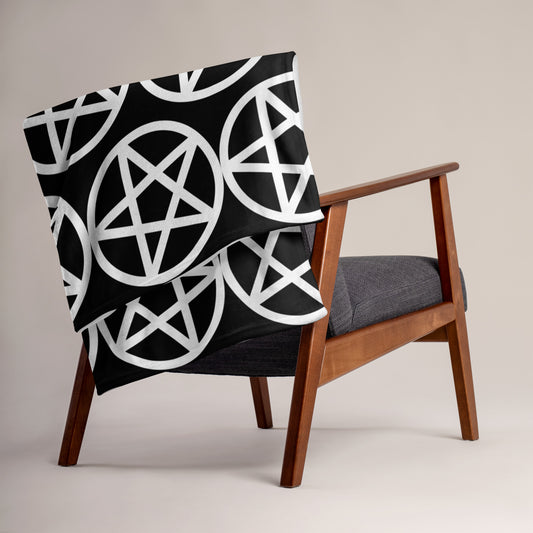 Pentagram Throw Blanket