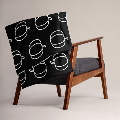 White Pumpkin Throw Blanket