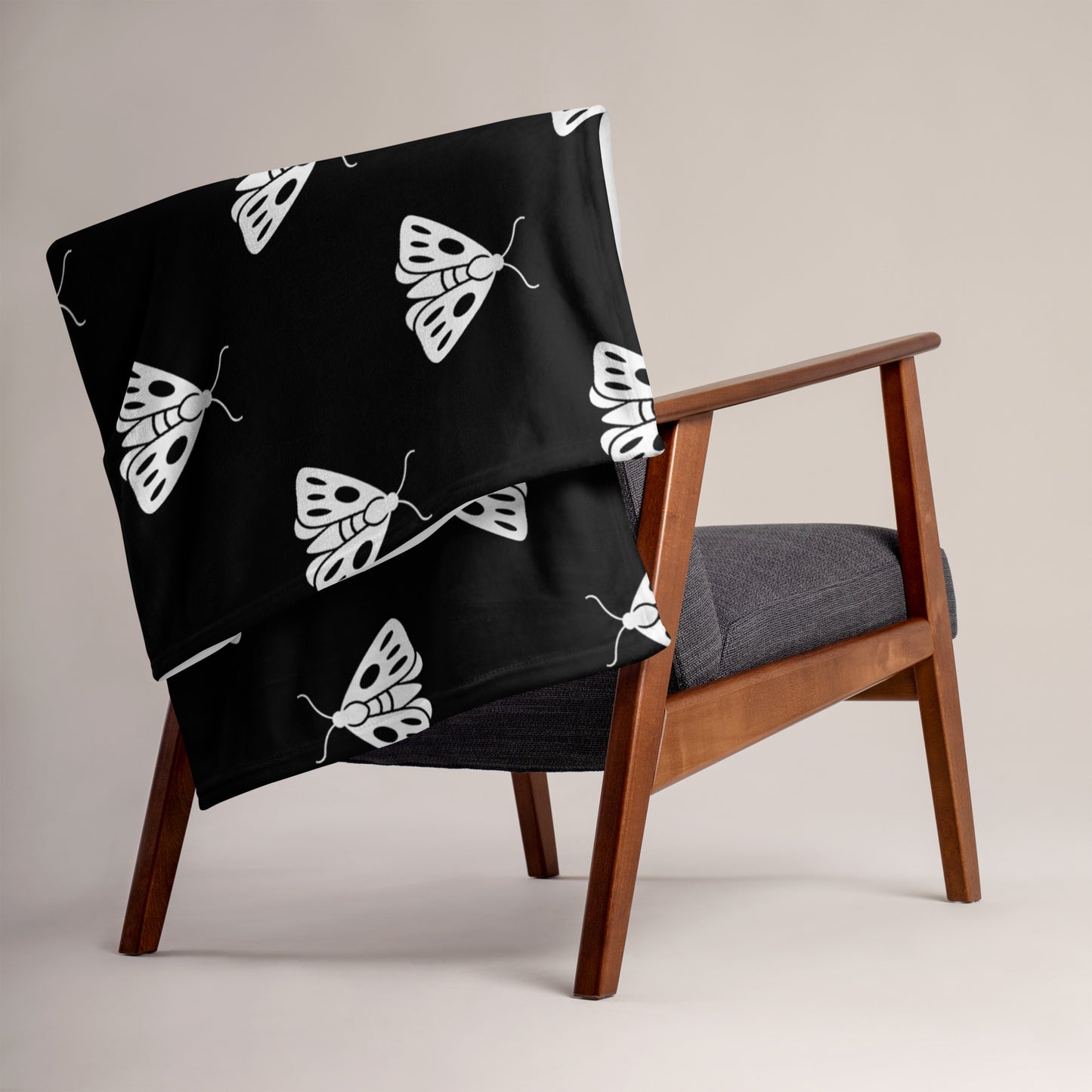 Moth Throw Blanket
