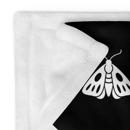Moth Throw Blanket