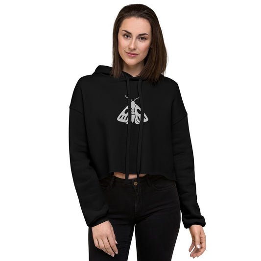 Moth Cropped Hoodie