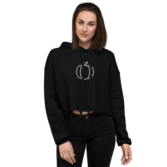 Pumpkin Cropped Hoodie
