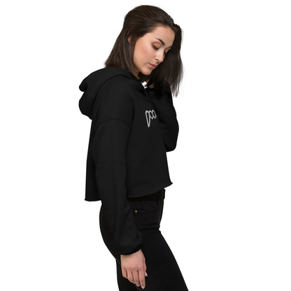 Fangs Cropped Hoodie