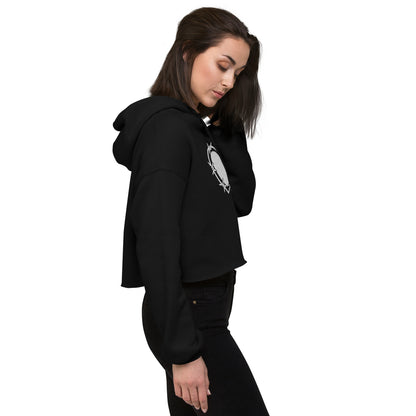 Barbed Heart Cropped Hoodie